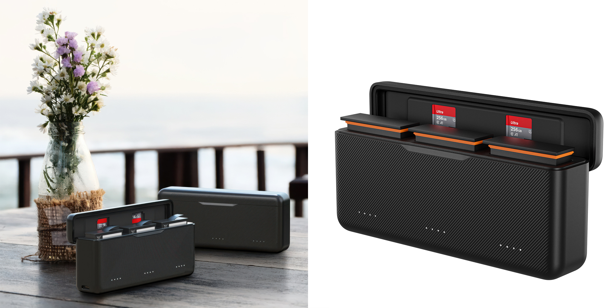 Ładowarka trójkanałowa Telesin S0-BCG-02-TDJ do akumulatorów DJI Action 3 _ 4